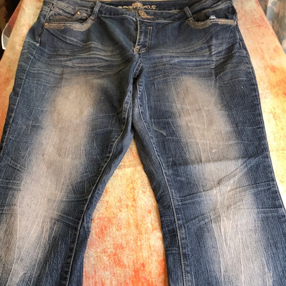 Almost Famous blue jean sz 18